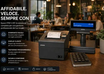 Stampante fiscale Epson FP-81 II RT