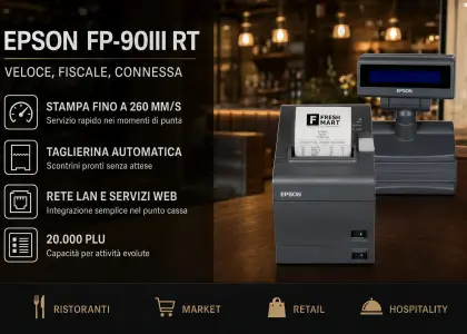 Stampante fiscale Epson FP-90III RT
